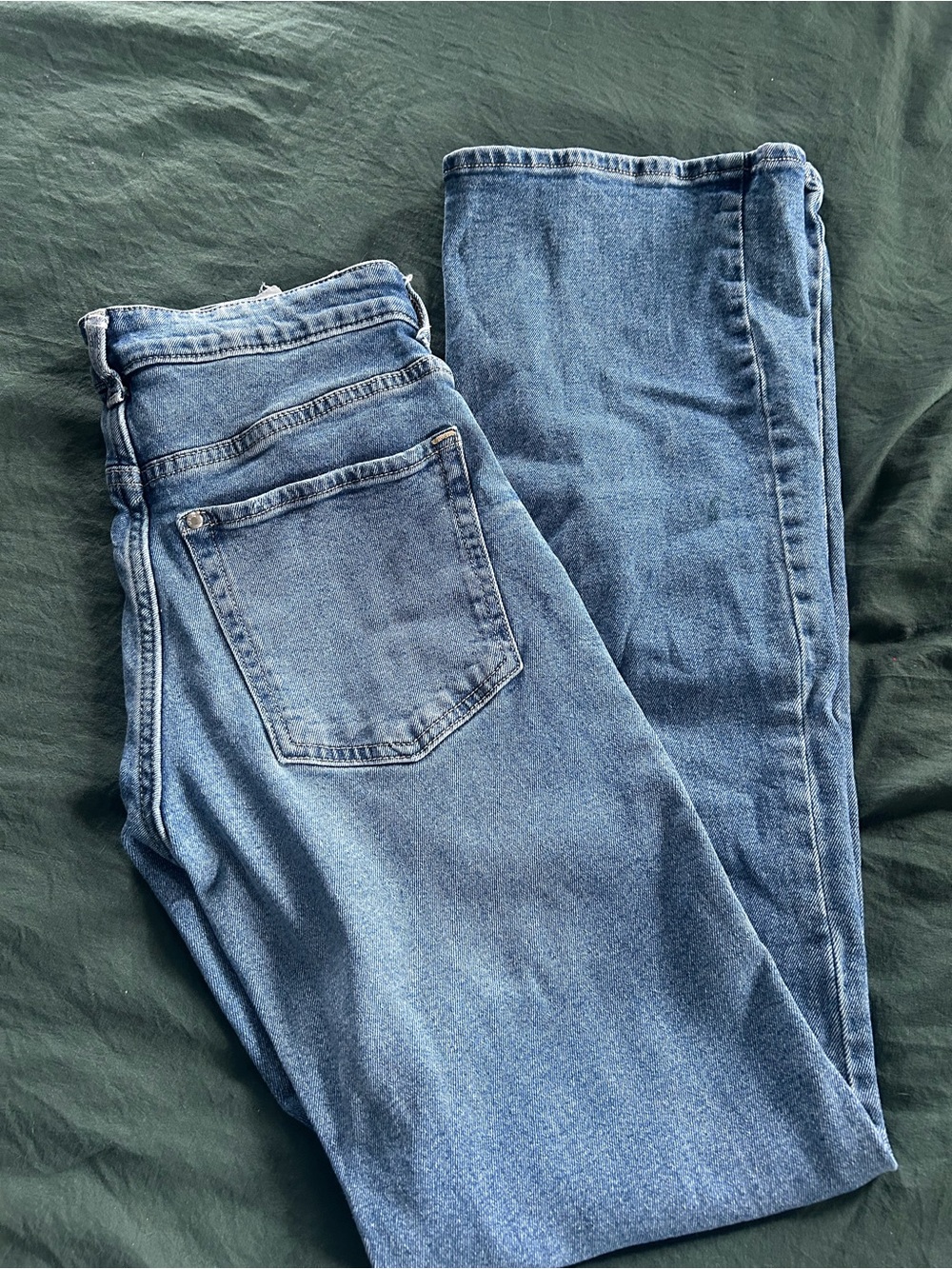 Women’s Boot Cut Jeans in Medium Blue